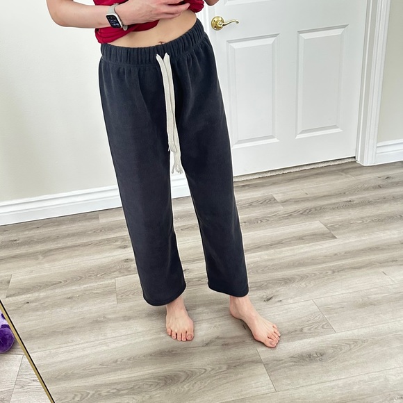 Grey Drawstring Lounge Pants - Picture 4 of 12